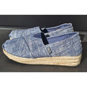 BOB'S SKECHERS Highlights Set Sail M. Foam Wedge Platform Shoes 9.5